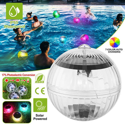Solar LED Floating Ball Lights – IP65 Waterproof, 7-Color Changing