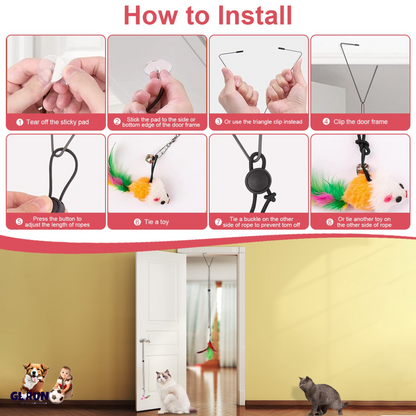 GBruno 2 Cat Wand Toys