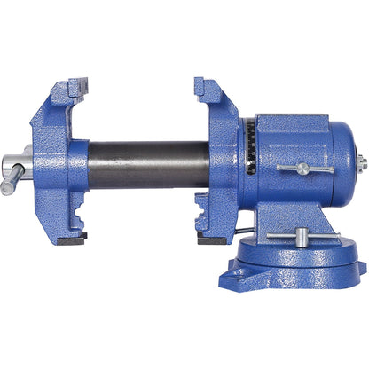 5-Inch Multi Jaw Bench Vise with 360° Swivel Base - Blue or Black