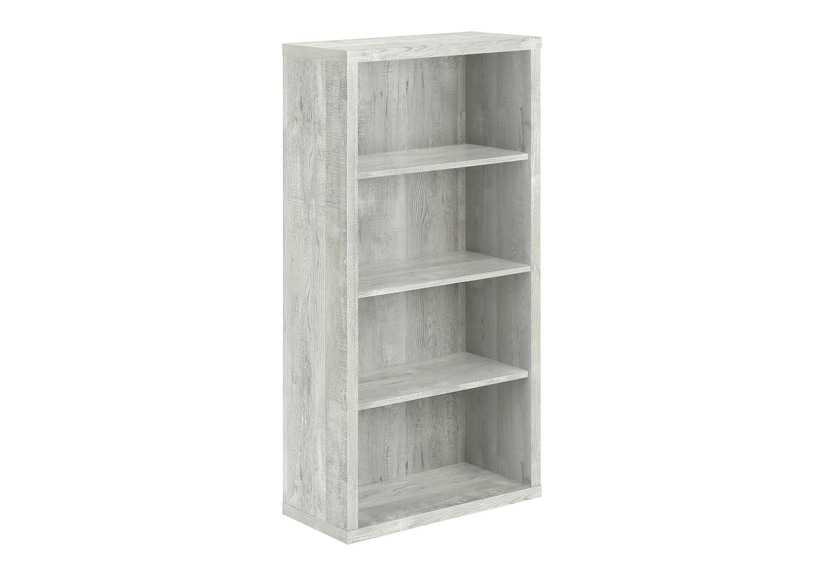 5 Tier Modern Bookcase with Adjustable Shelves - Multiple Colors