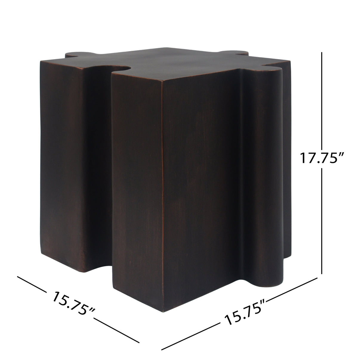 3-Piece Artistic Puzzle Coffee Table Set
