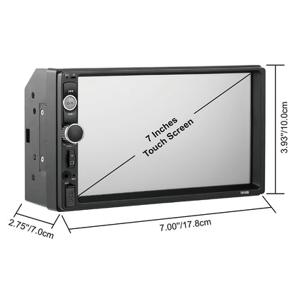 7-Inch Touchscreen Car Stereo with Bluetooth & Backup Camera