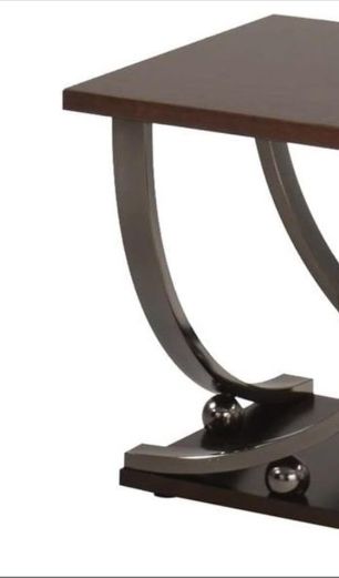 Dark Brown Coffee Table with Modern Elegance - Isiah