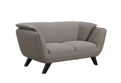 Nayeli Boucle Loveseat with Pocket Coil Seating - Gray or Dark Brown