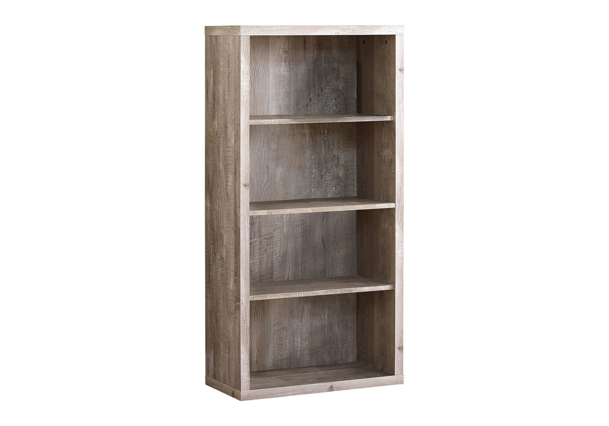 5 Tier Modern Bookcase with Adjustable Shelves - Multiple Colors