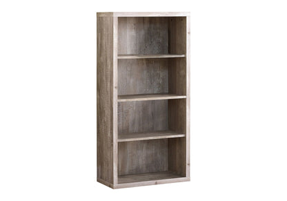 5 Tier Modern Bookcase with Adjustable Shelves - Multiple Colors