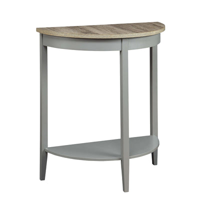 Justino Console Table with Pine Legs - Gray / Oak