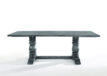 Leventis Weathered Gray Dining Table with Oak Veneer Top - Weathered Gray