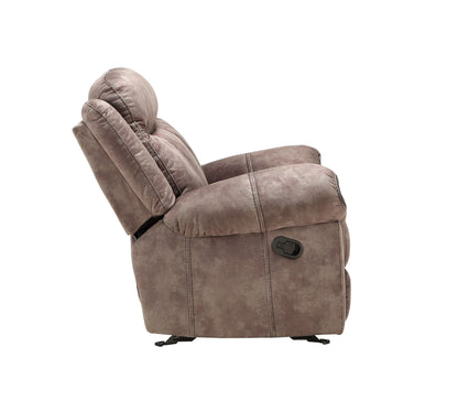 Two-Tone Reclining Loveseat with USB Console - Dark Gray or Dark Brown