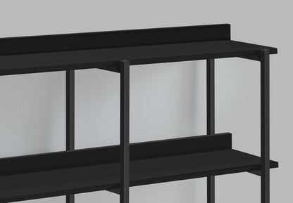 Accent Console Table with 3-Tier Design - Light Brown, White, Black, or Dark Brown