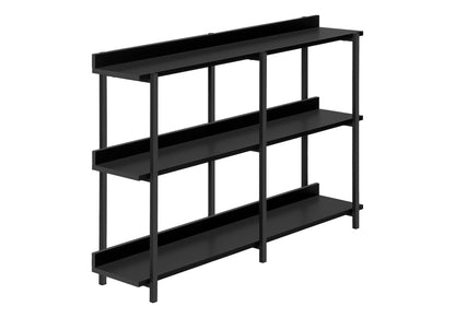 Accent Console Table with 3-Tier Design - Light Brown, White, Black, or Dark Brown