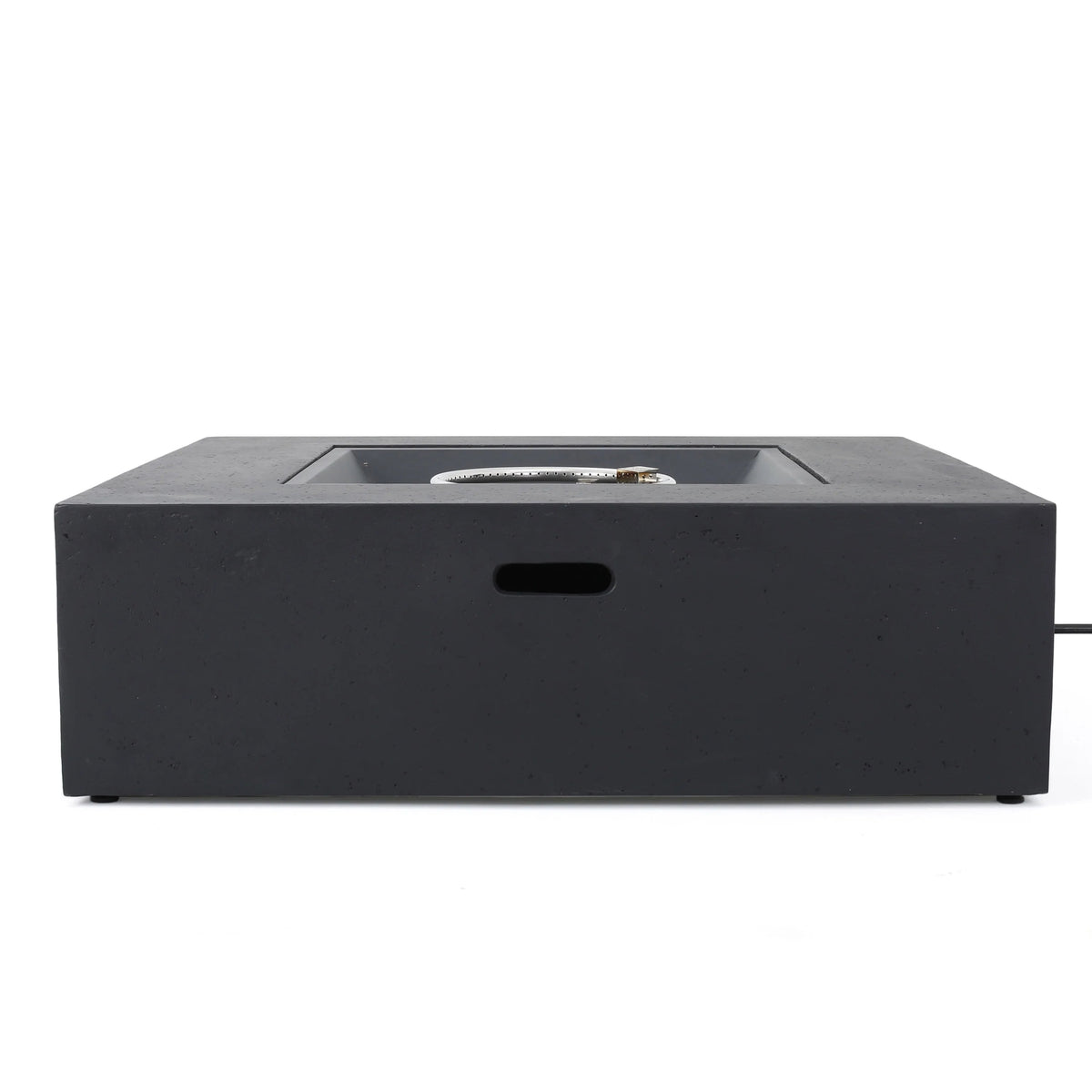 Outdoor 50000 BTU Propane Fire Pit - Dark Grey