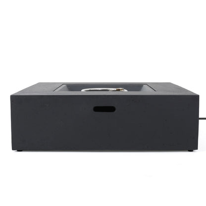 Outdoor 50000 BTU Propane Fire Pit - Dark Grey