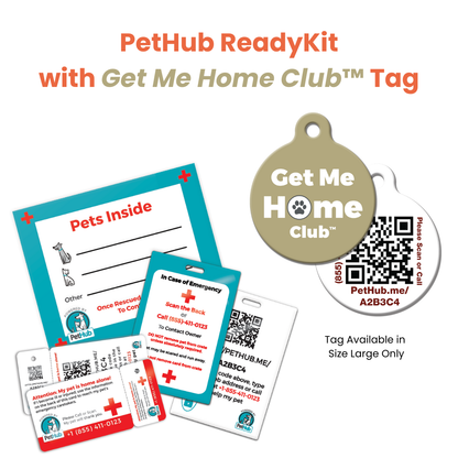 PetHub QR Pet ID Comprehensive ReadyKit – Complete Emergency Kit