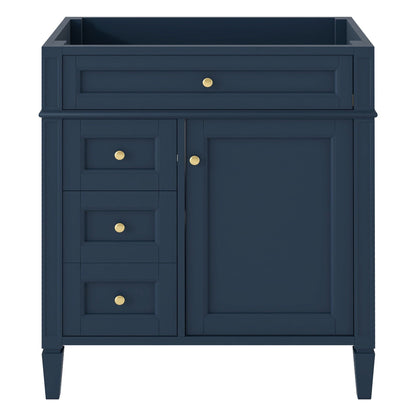Bathroom Vanity with 2 Drawers and Tip-Out Storage - Multiple Colors