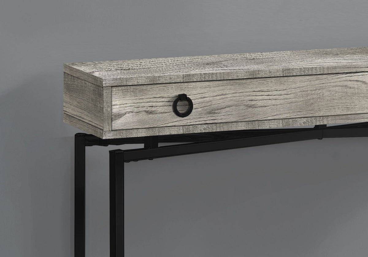 Accent Console Table with Functional Storage Drawer - Light Brown, Dark Brown, or Dark Gray
