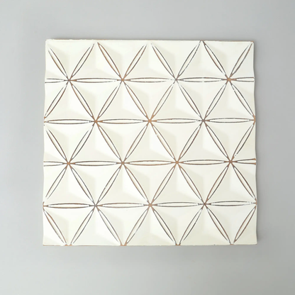 White Wooden Wall Décor with Modern Rustic Touch - White