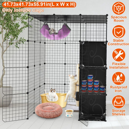 GBruno 4Tier Cat Playpen Cage