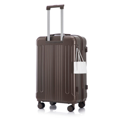 3 Piece ABS Spinner Wheel Luggage Set with Spinner Wheels - Brown