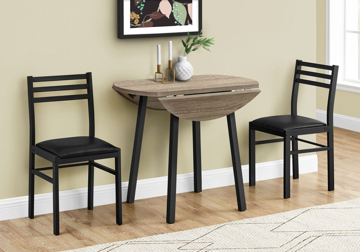 3 Pieces Dining Table Set - Contemporary & Modern