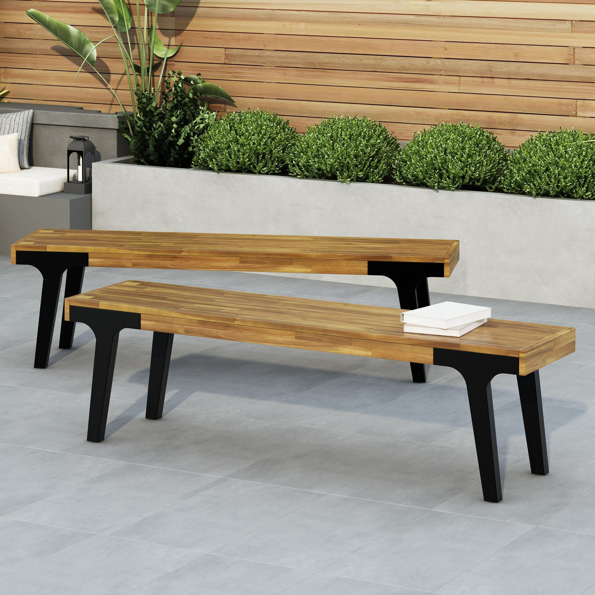 Dining Bench Set of 2 - Teak