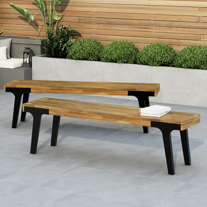 Dining Bench Set of 2 - Teak