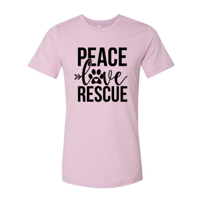 Peace Love Rescue T-Shirt