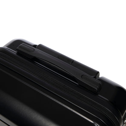 ABS Spinner Wheel Luggage Set with Combination Lock - Black