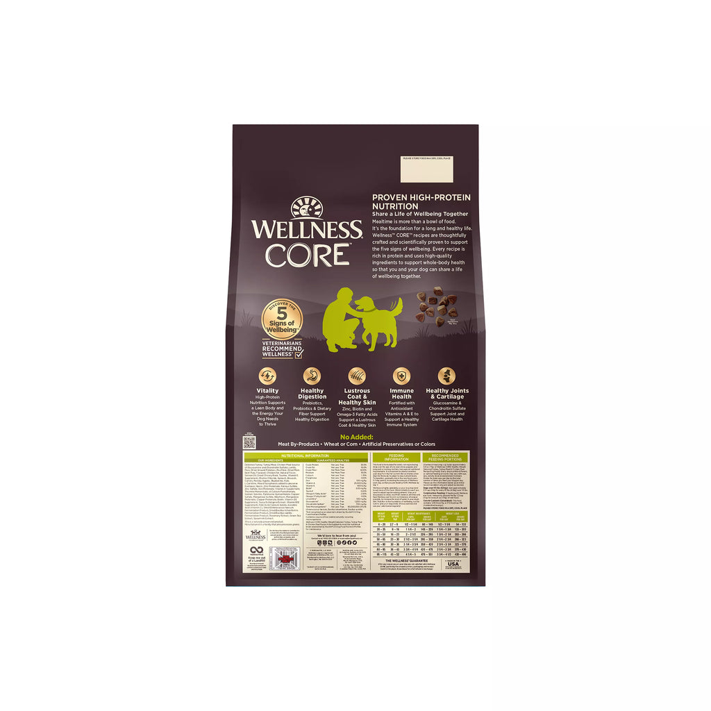 Wellness Core Adult Grain Free Reduced Fat Turkey Dog Food