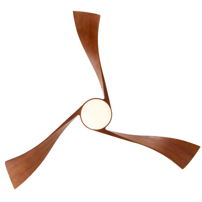 Black Ceiling Fan with Reversible DC Motor and Remote - 52"