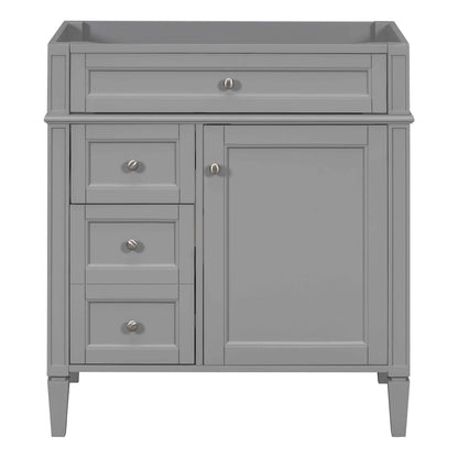 Bathroom Vanity with 2 Drawers and Tip-Out Storage - Multiple Colors