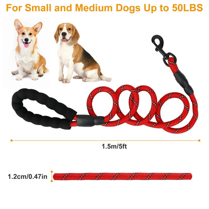 GBruno 5FT Dog Leash Dog Training Walking