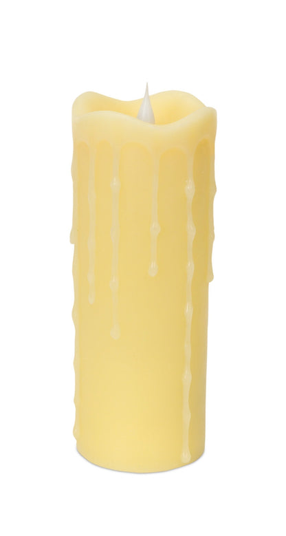 Simplux LED Dripping Candle with Moving Flame and Remote (Set of 2)