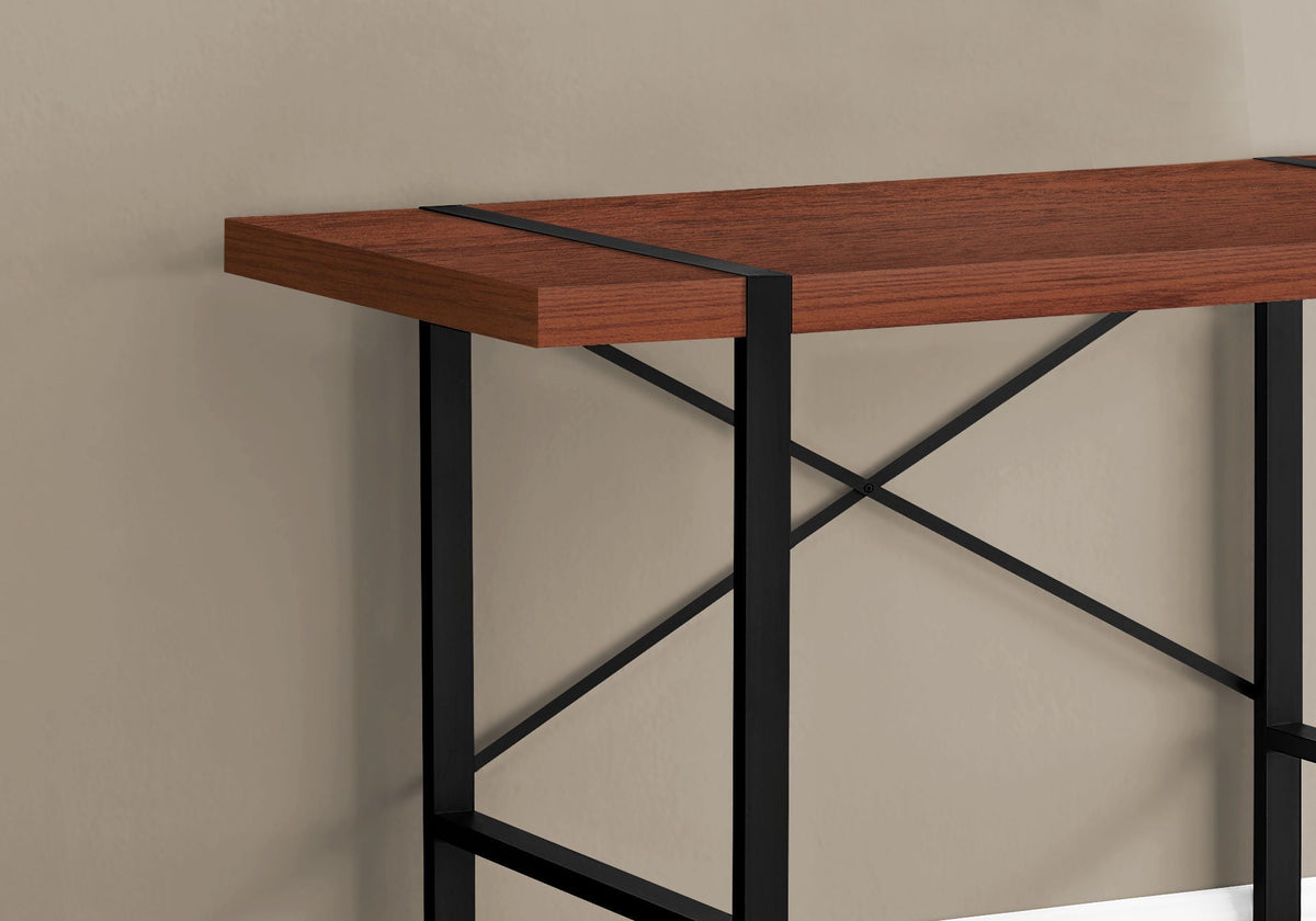 Industrial Design Computer Desk with Metal Frame - Multiple Colors