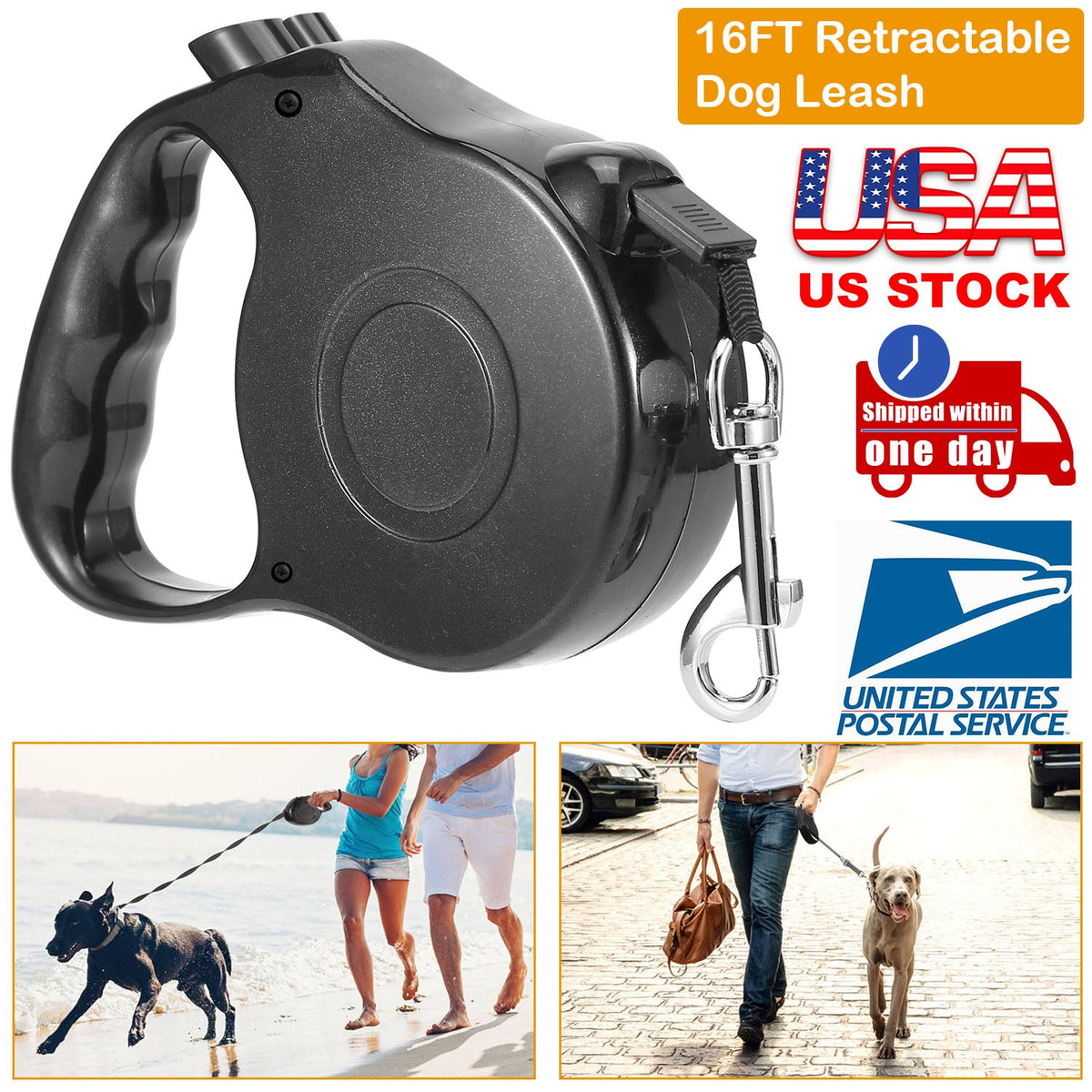 GBruno Retractable Dog Leash
