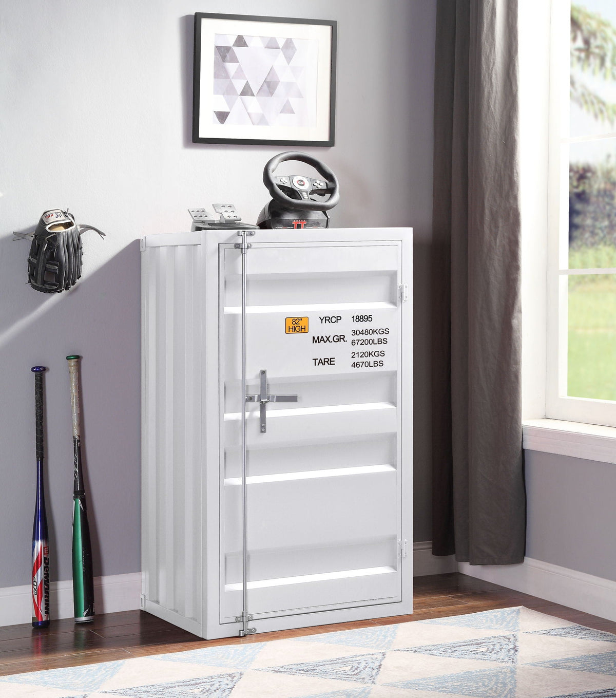 Cargo Ample Storage Chest with Ample Storage - Dark Gray or White