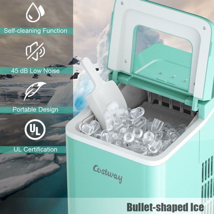 Portable Ice Maker with Scoop
