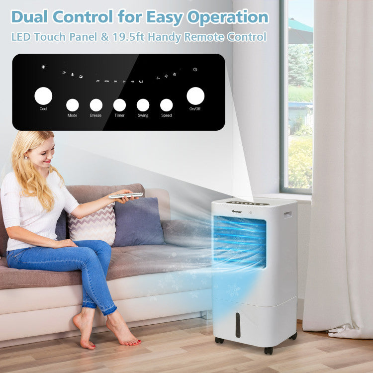 3-in-1 Air Cooler – Fan & Humidifier with Remote