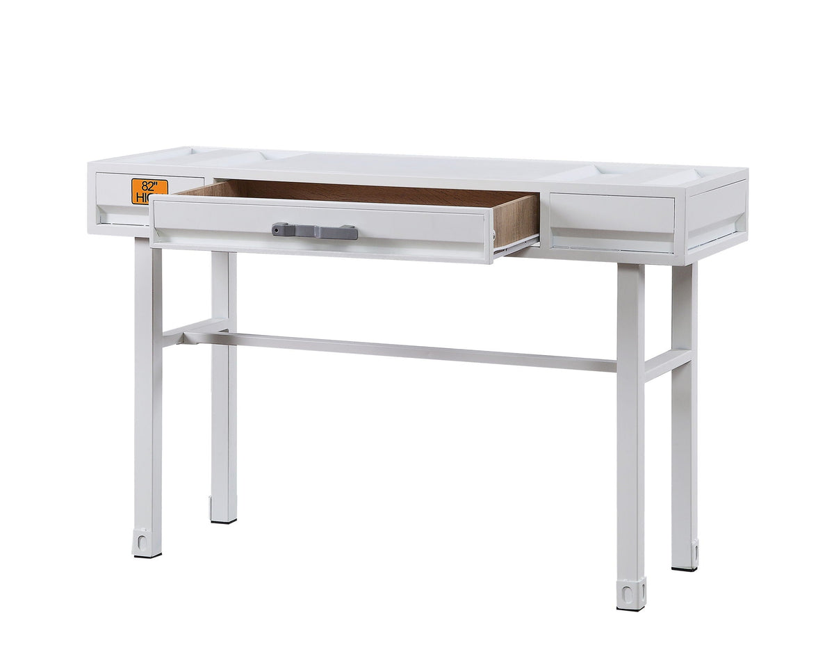 Cargo Vanity Desk with Functional Storage - Multiple Colors