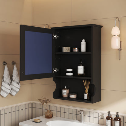 Wall Mounted Bathroom Storage Cabinet With Mirror