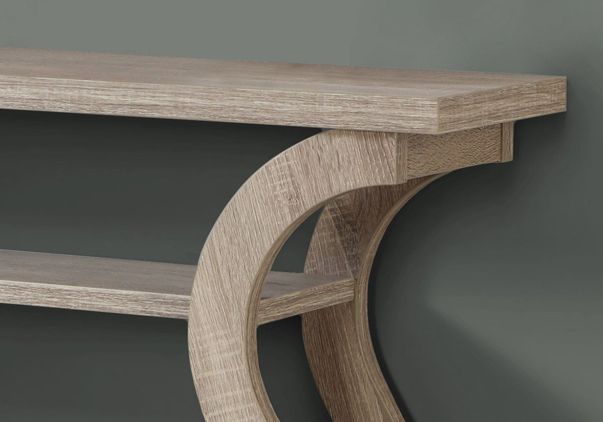 Accent Console Table with Unique Curved Design – Multiple Colors