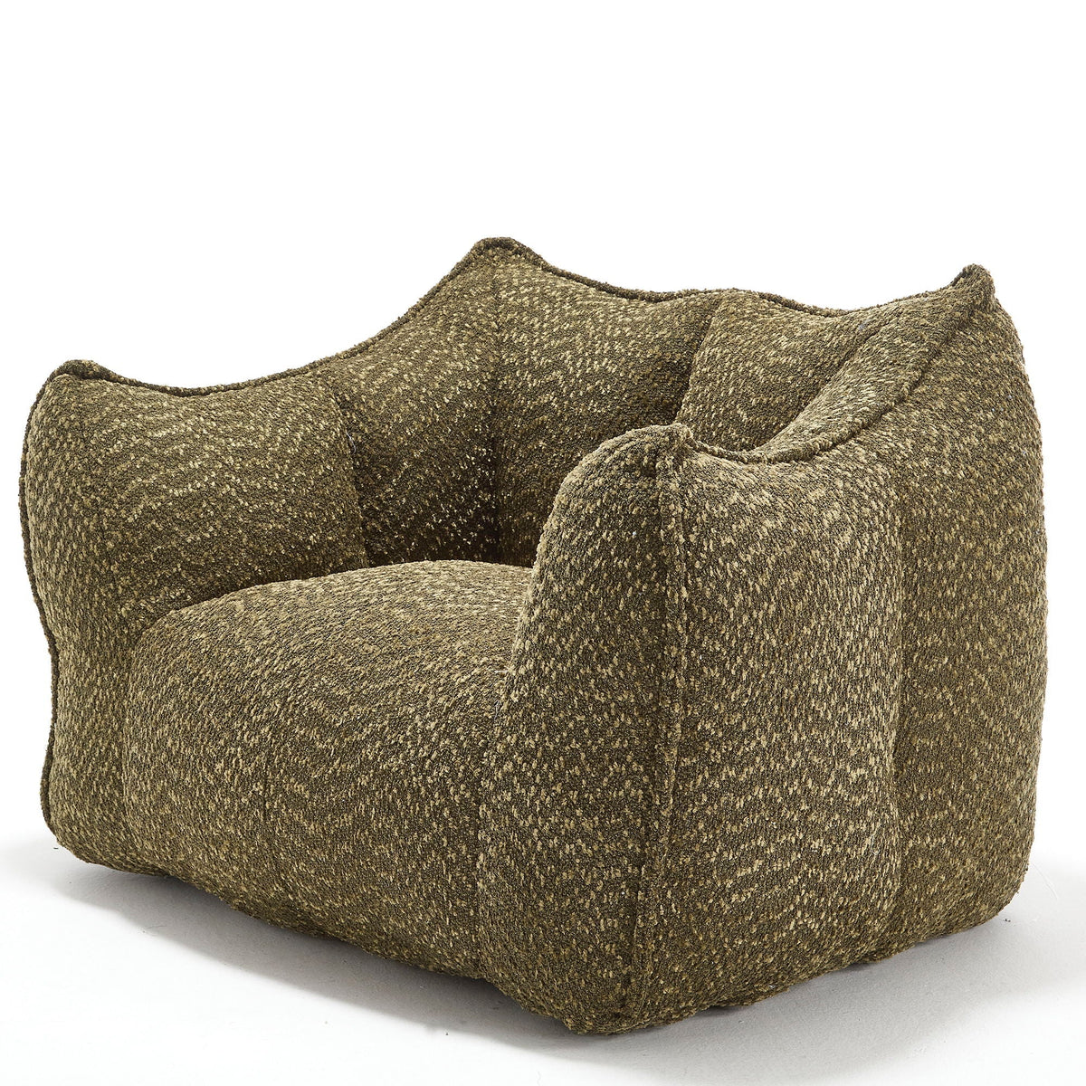 Chenille Arm Chair with Highly Resilient Foam - Multiple Colors