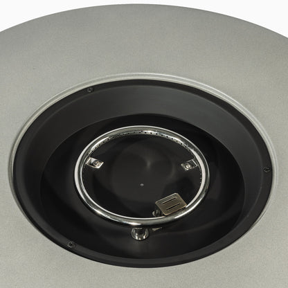 36'' Propane Gas Fire Pit Table with 50,000 BTU Burner - Grey