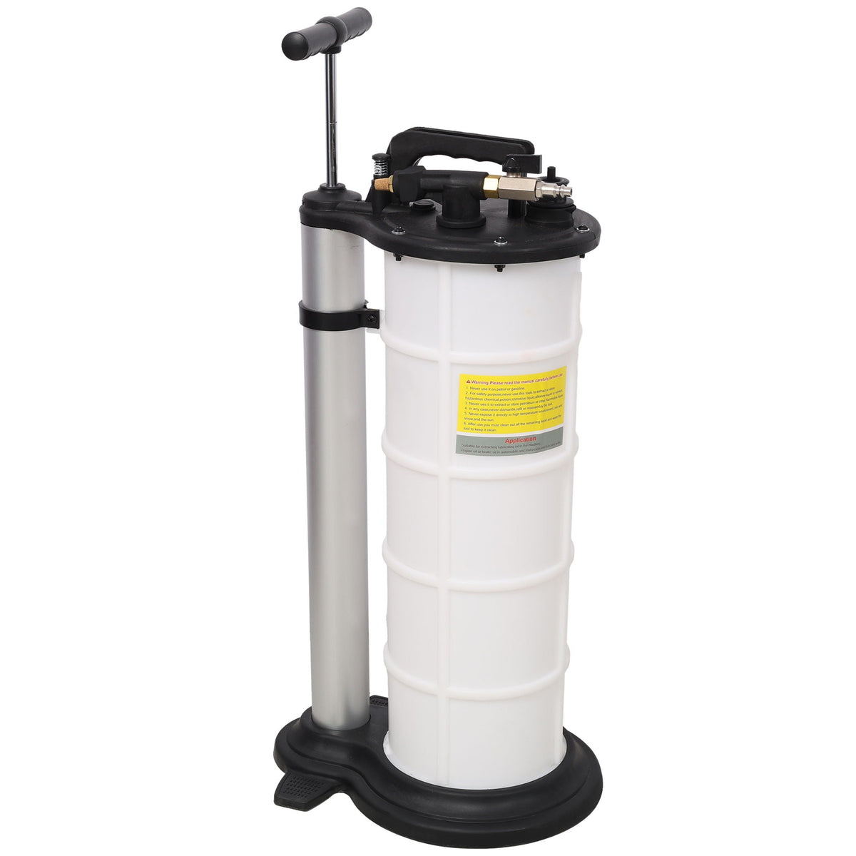 Pneumatic Manual Oil Extractor Pump with Efficient Removal - White