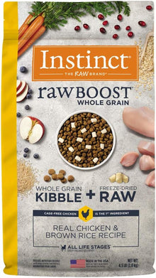 Instinct Raw Boost Whole Grain Chicken & Brown Rice Dry Dog (3.5lb)