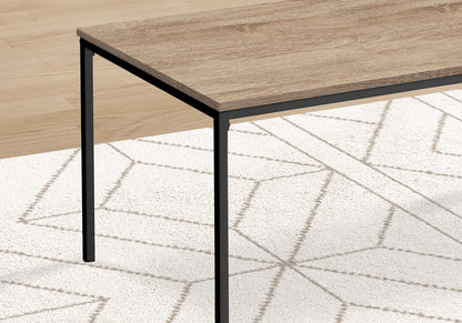 Contemporary 3-Piece Table Set with Metal Frame - Multiple Colors