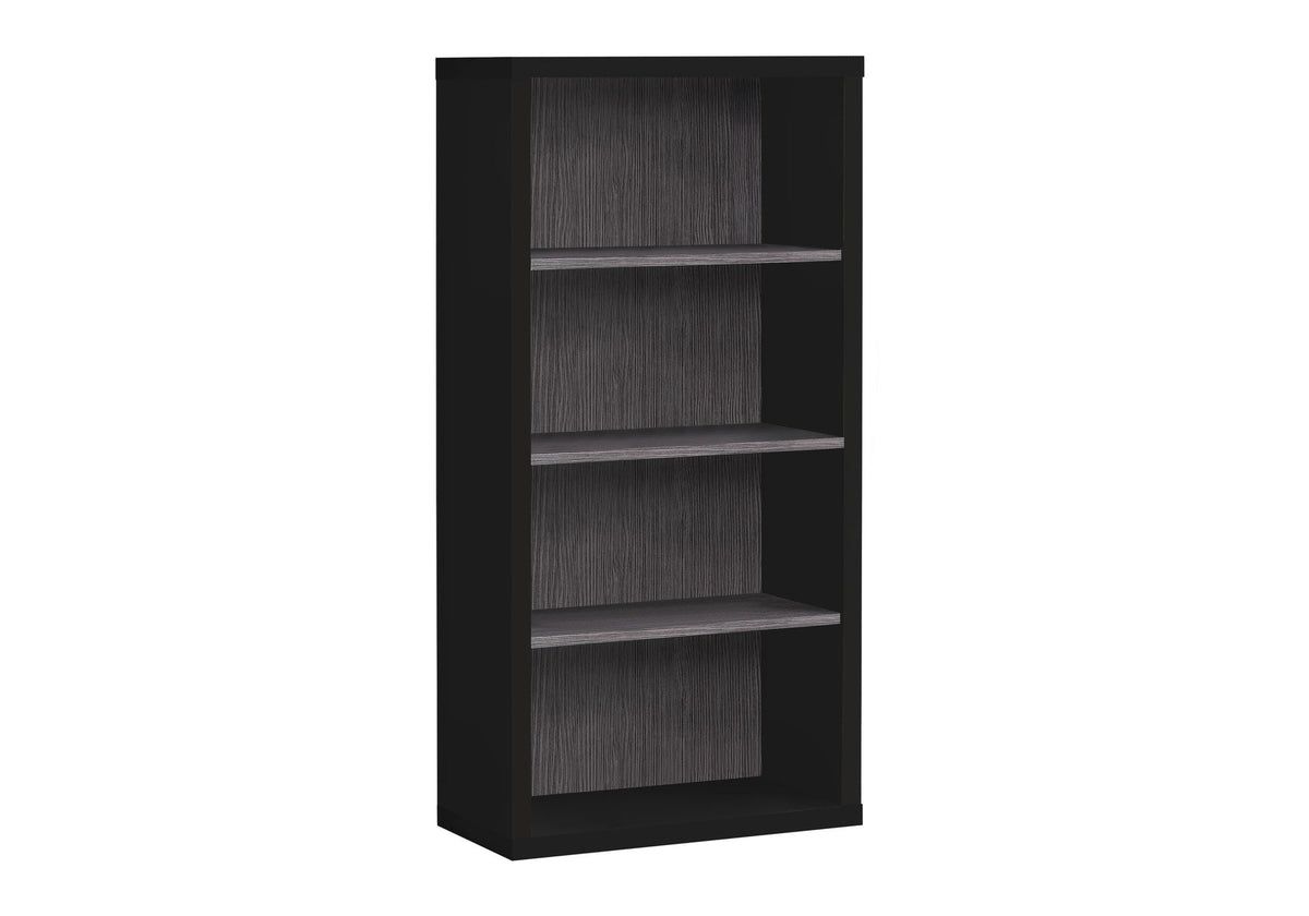 5 Tier Modern Bookcase with Adjustable Shelves - Multiple Colors