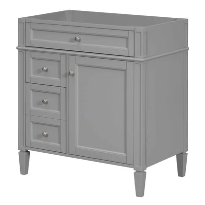 Bathroom Vanity with 2 Drawers and Tip-Out Storage - Multiple Colors