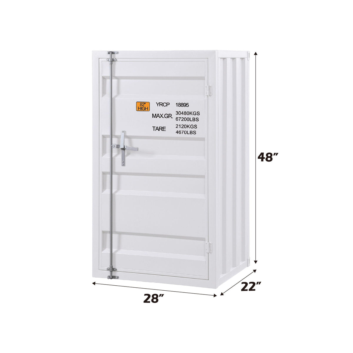 Cargo Ample Storage Chest with Ample Storage - Dark Gray or White