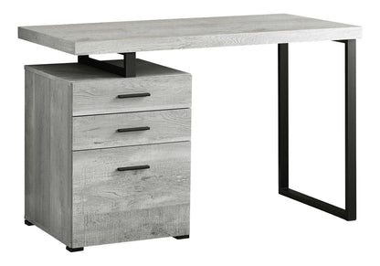 Reversible Computer Desk with Storage Drawers - Multiple Colors